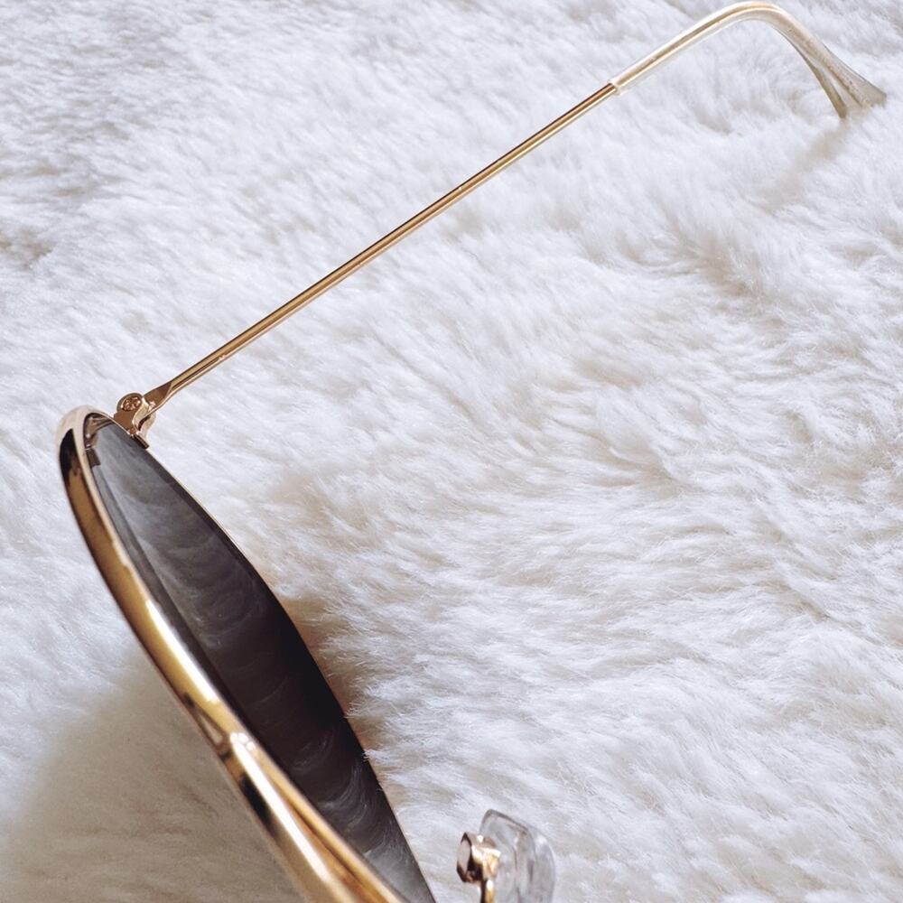 Flynn Gold W/ Mirrored Lenses Aviator Sunglasses - Picture 8 of 14